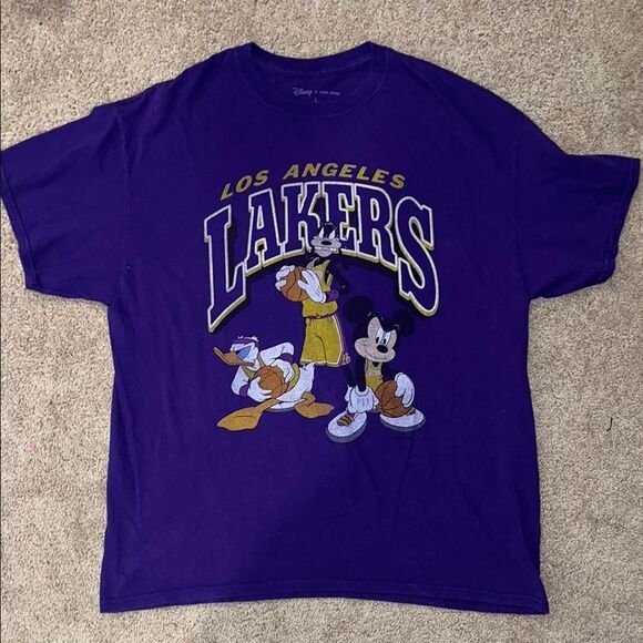 Disney x Junk Food Los Angeles Lakers T-Shirt, size L - Picture 1 of 3